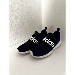 Adidas Mens Lite Racer Adapt 4.0 Blue White Slip On Running Shoes